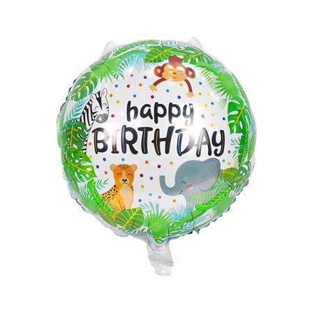 ลูกโป่งฟอยล์ HBD BEAR SNAZZ 18 นิ้ว หลากสี_2