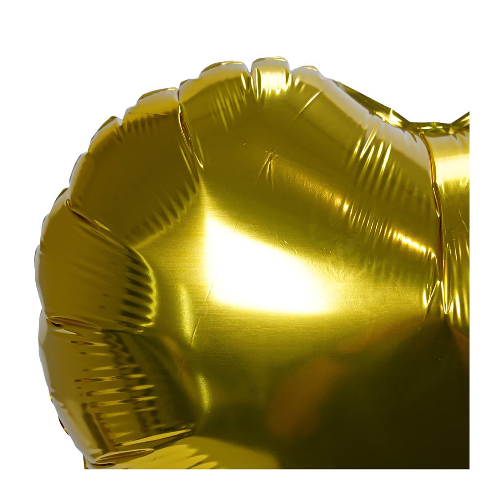 ลูกโป่งฟอยล์ หัวใจตกแต่ง SNAZZ 18 นิ้ว สีทอง