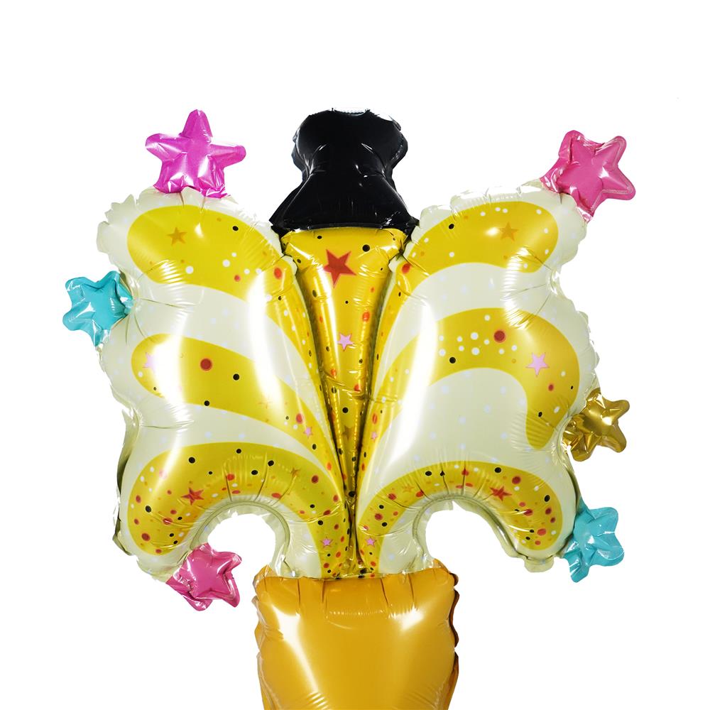 ลูกโป่งฟอยล์ HAPPY NEW YEAR WINE SNAZZ 18 นิ้ว สีดำ-ทอง