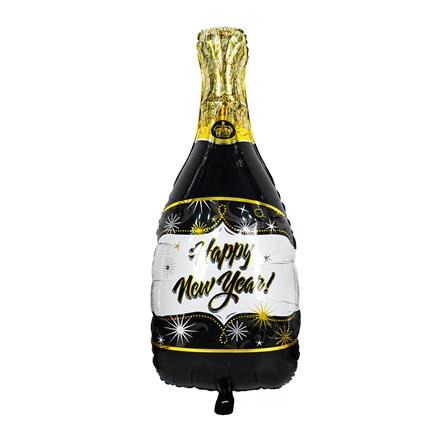 ลูกโป่งฟอยล์ HAPPY NEW YEAR SNAZZ 18 นิ้ว สีดำ_1