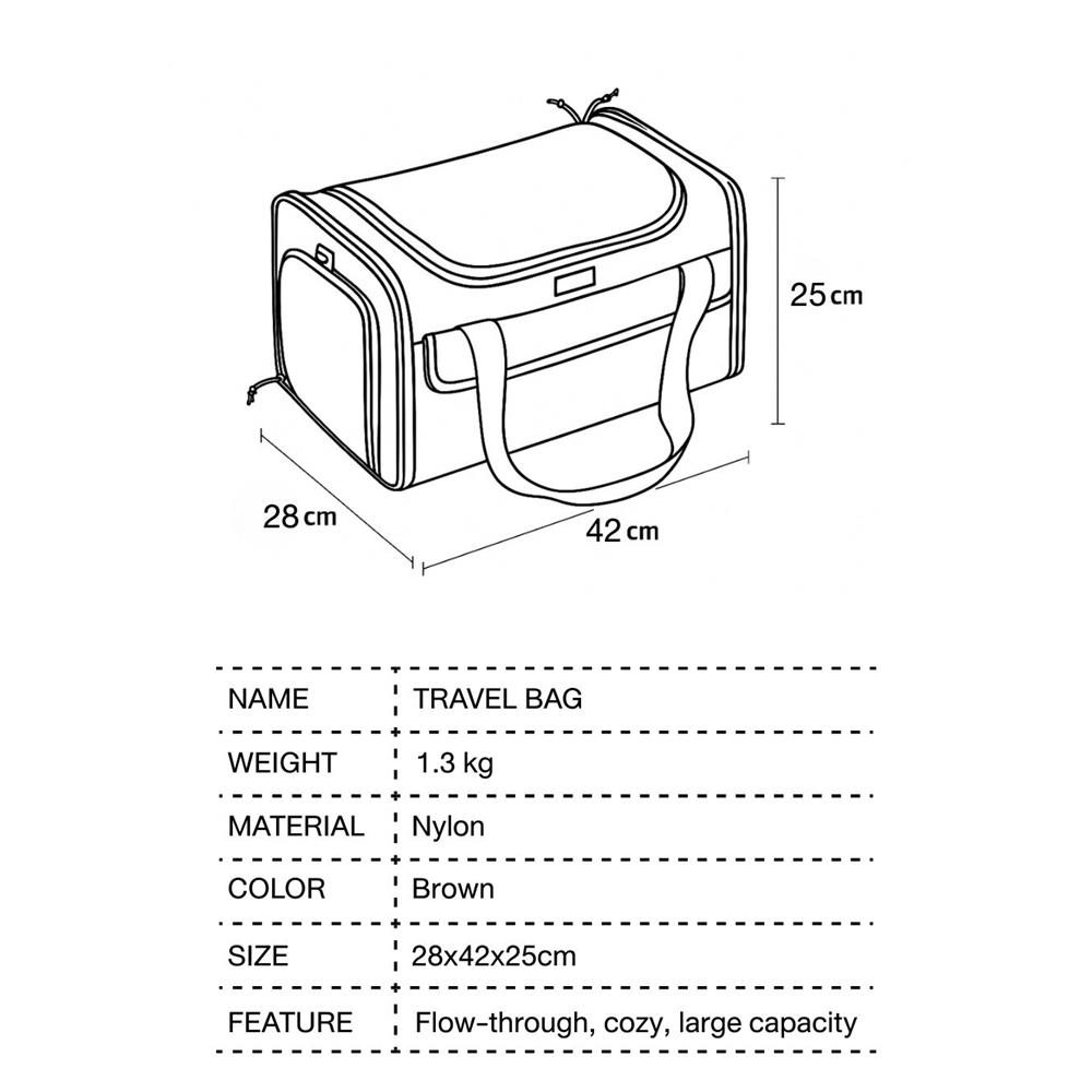 กระเป๋าใส่สัตว์เลี้ยง DR.CHOICE AIR TOTE TRAVEL