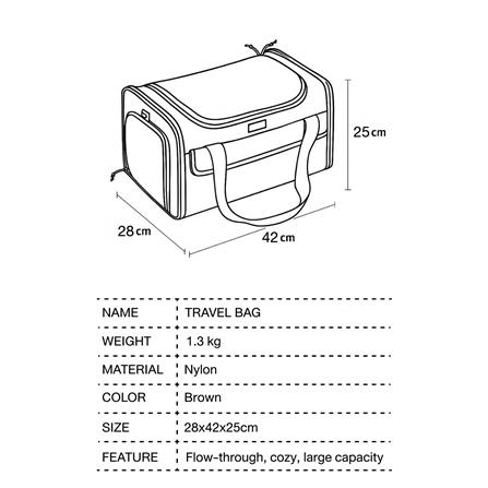 กระเป๋าใส่สัตว์เลี้ยง DR. CHOICE AIR TOTE TRAVEL_4