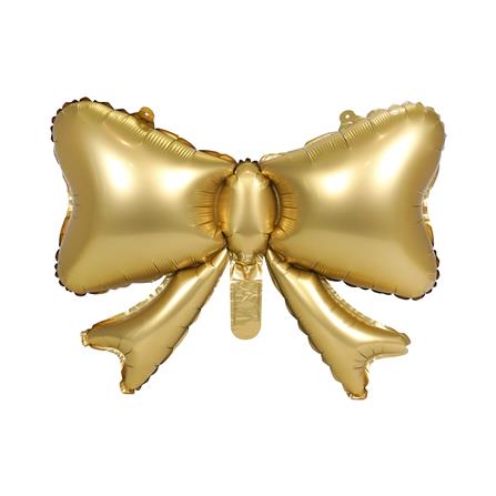 ลูกโป่งฟอยล์โบตกแต่ง SNAZZ 17 นิ้ว สีทอง_0