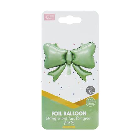 ลูกโป่งฟอยล์โบตกแต่ง SNAZZ 17 นิ้ว สีเขียว_2