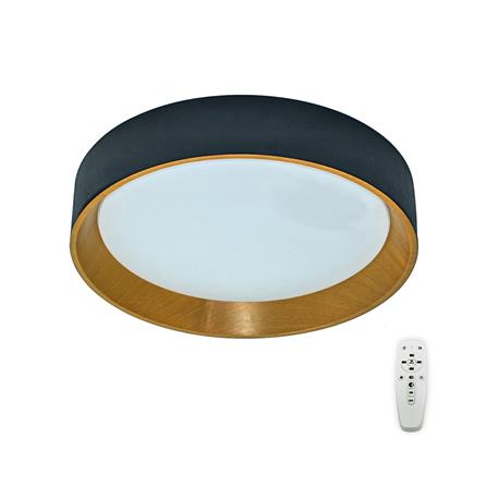 ไฟเพดาน LED STARLIGHT 04-SL-23809-500 81 วัตต์ DAYLIGHT/COOL WHITE/WARMWHITE 19 นิ้ว สีดำ/ลายไม้_0
