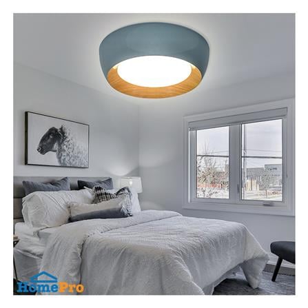 ไฟเพดาน LED STARLIGHT 04-SL-23827-500 81 วัตต์ DAYLIGHT/COOL WHITE/WARMWHITE 19 นิ้ว สีเทา/ลายไม้_3