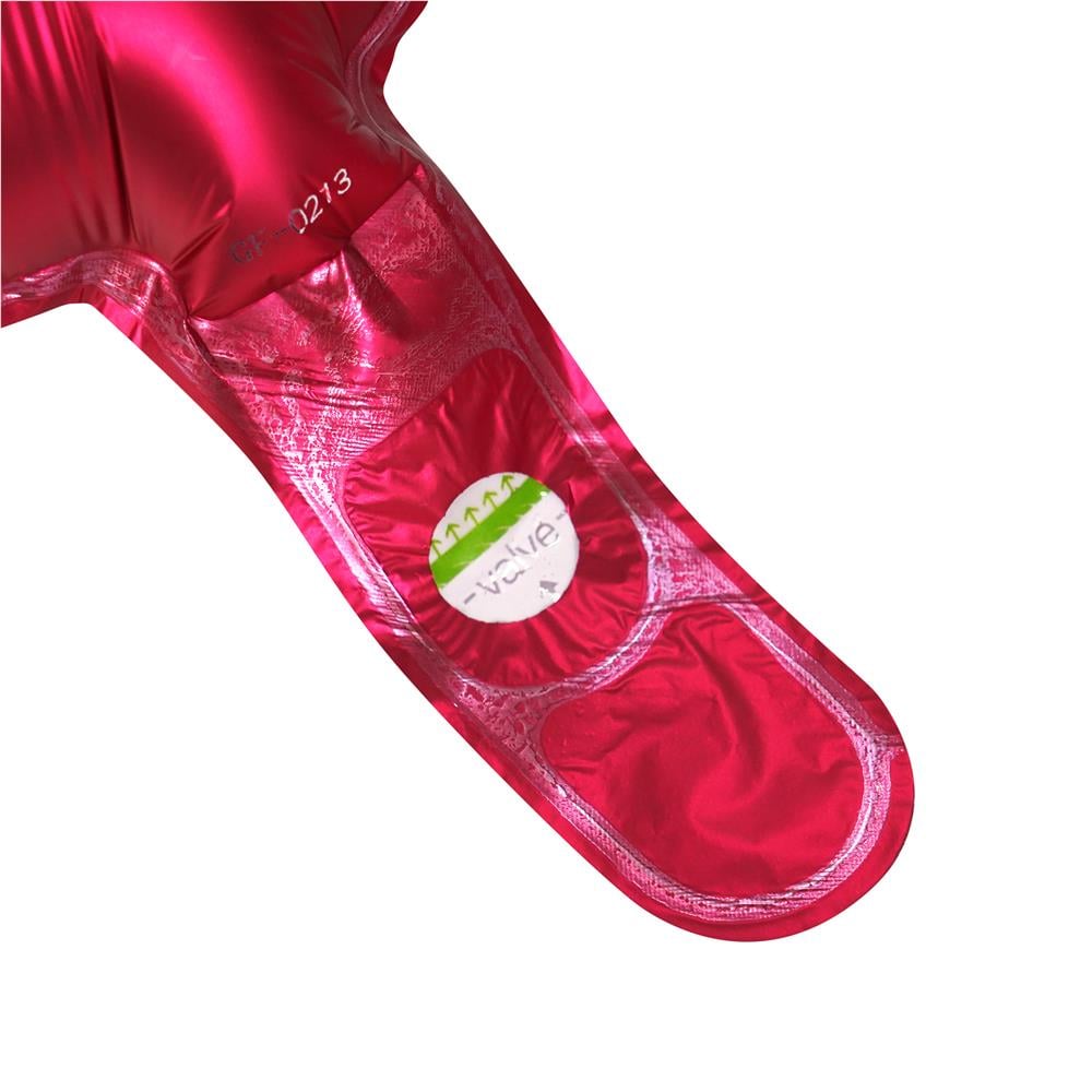 ลูกโป่งฟอยล์ ดอกไม้ตกแต่ง SNAZZ 17 นิ้ว สีแดง