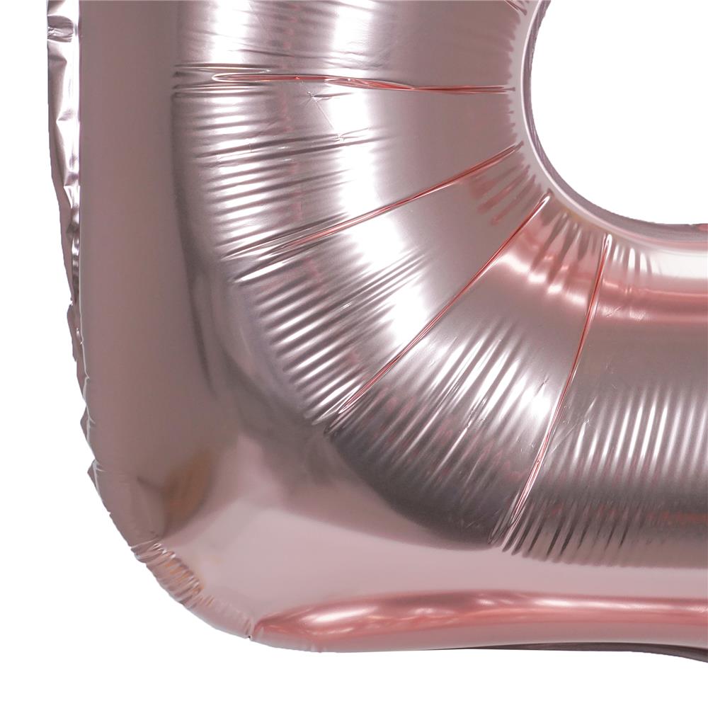 ลูกโป่งฟอยล์ตกแต่ง SNAZZ เลข 5 40 นิ้ว สีชมพู