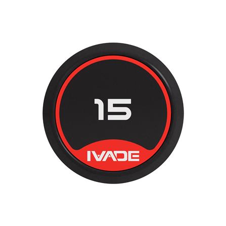 บาร์เบลแกนตรงหุ้มยาง IVADE 15 กก. (1 ชิ้น)_6