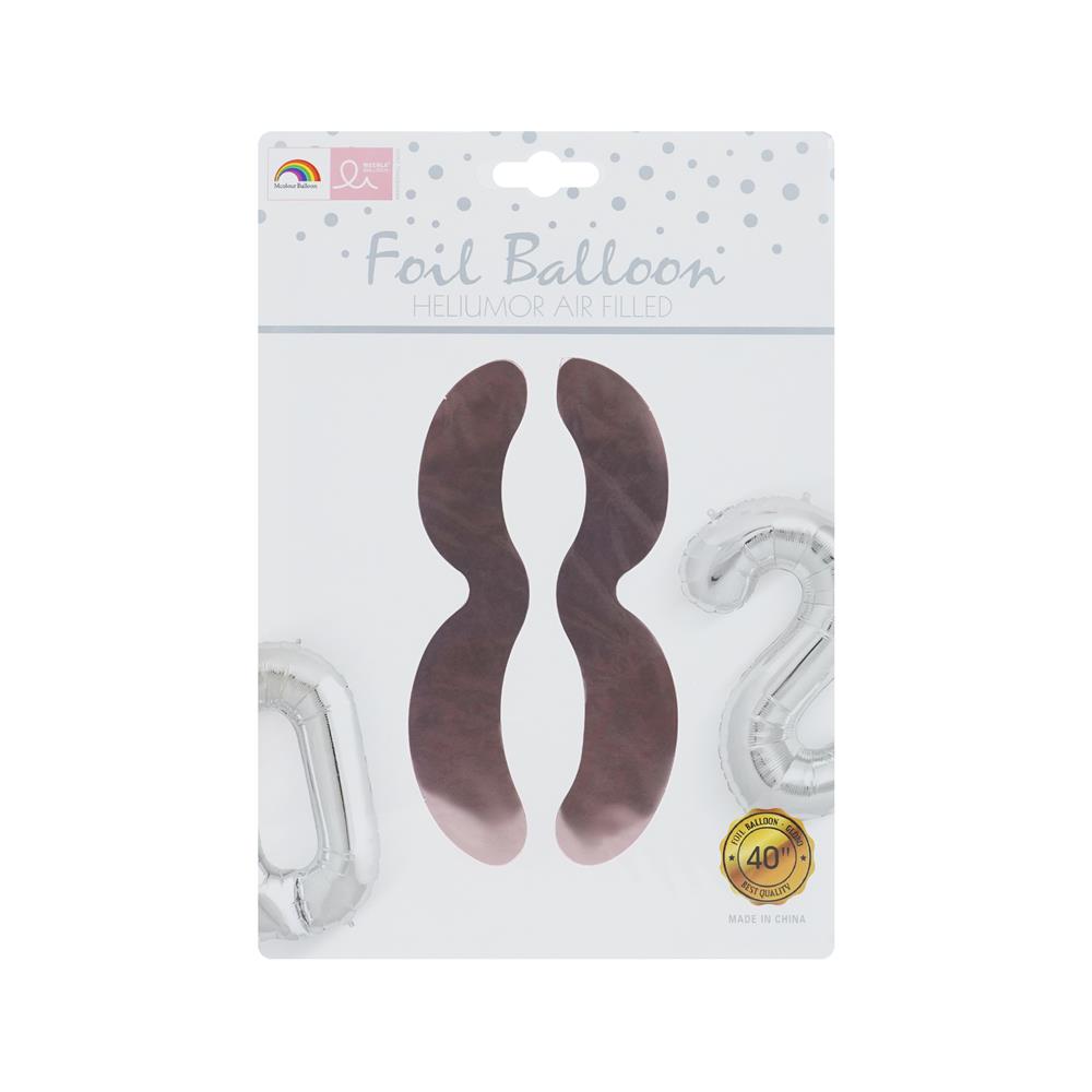 ลูกโป่งฟอยล์ตกแต่ง SNAZZ เลข 8 40 นิ้ว สีชมพู