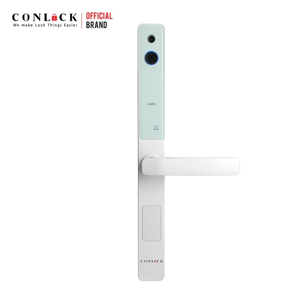 กลอนดิจิตอล CONLOCK CL-165FB PRO สีขาว