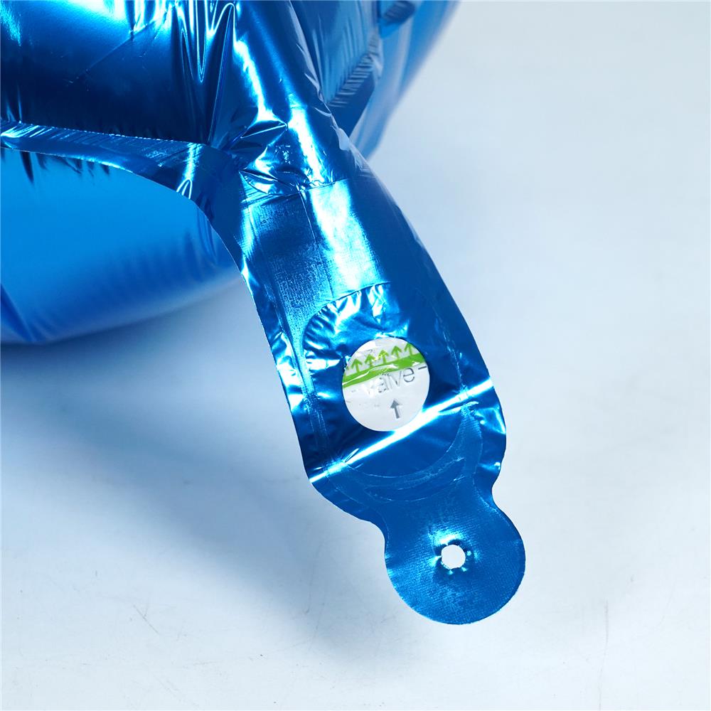 ลูกโป่งฟอยล์ หัวใจตกแต่ง SNAZZ 18 นิ้ว สีน้ำเงิน