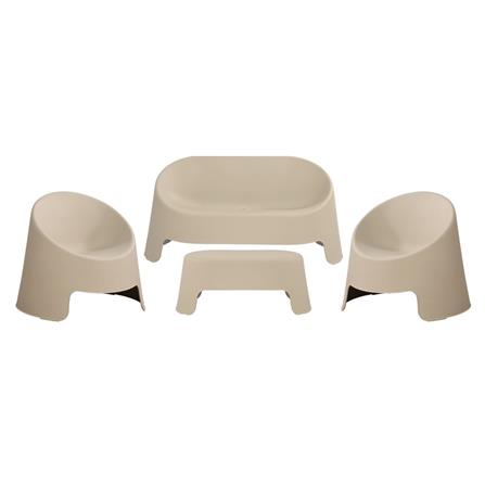 ชุดโซฟาสนาม 4 ที่นั่ง SPRING VETO สีเทา_0