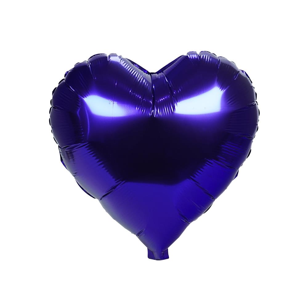 ลูกโป่งฟอยล์ หัวใจตกแต่ง SNAZZ 18 นิ้ว สีม่วง