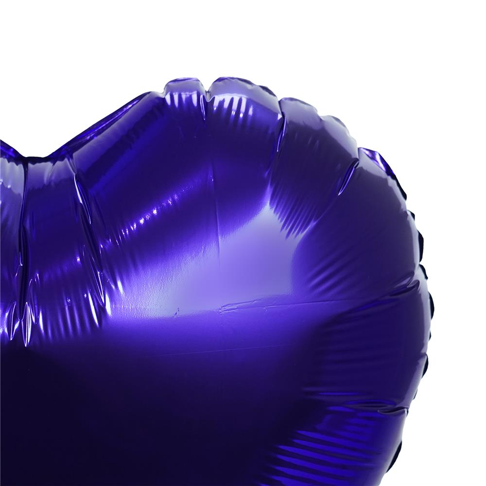 ลูกโป่งฟอยล์ หัวใจตกแต่ง SNAZZ 18 นิ้ว สีม่วง