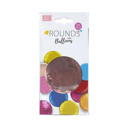 ลูกโป่งฟอยล์วงกลม SNAZZ 18 นิ้ว สีชมพู_3