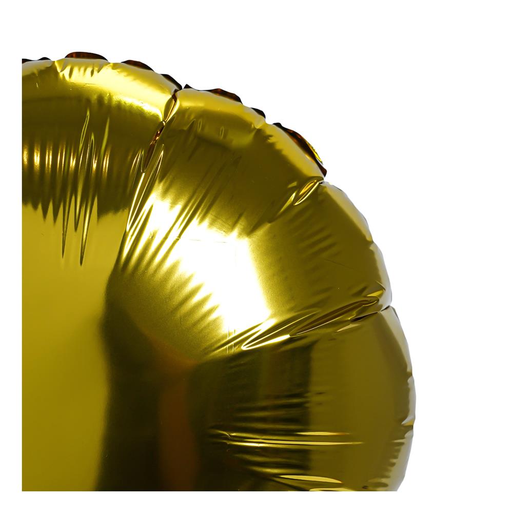 ลูกโป่งฟอยล์วงกลม SNAZZ 18 นิ้ว สีทอง