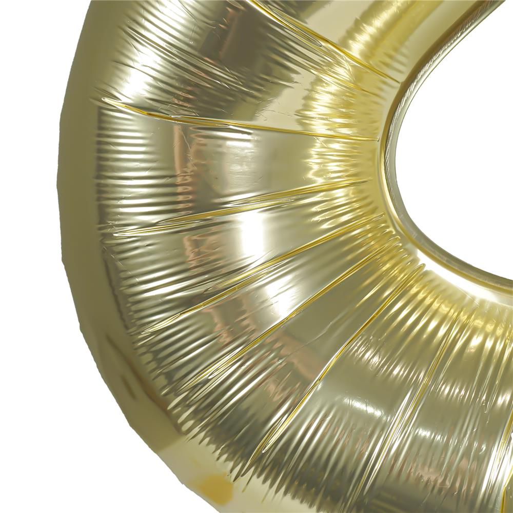 ลูกโป่งฟอยล์ตกแต่ง SNAZZ เลข 4 40 นิ้ว สีทอง