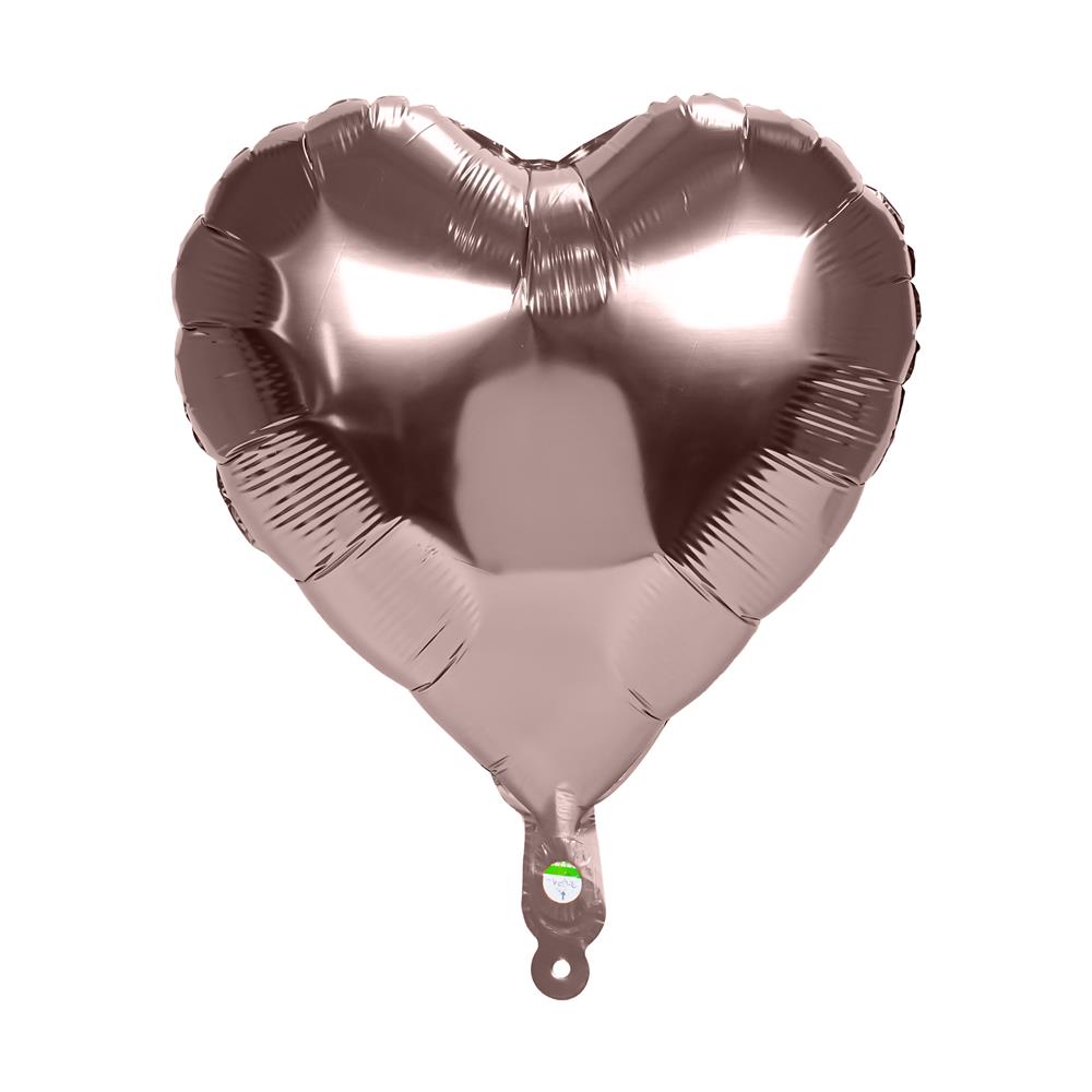 ลูกโป่งฟอยล์ หัวใจตกแต่ง SNAZZ 18 นิ้ว สีชมพู