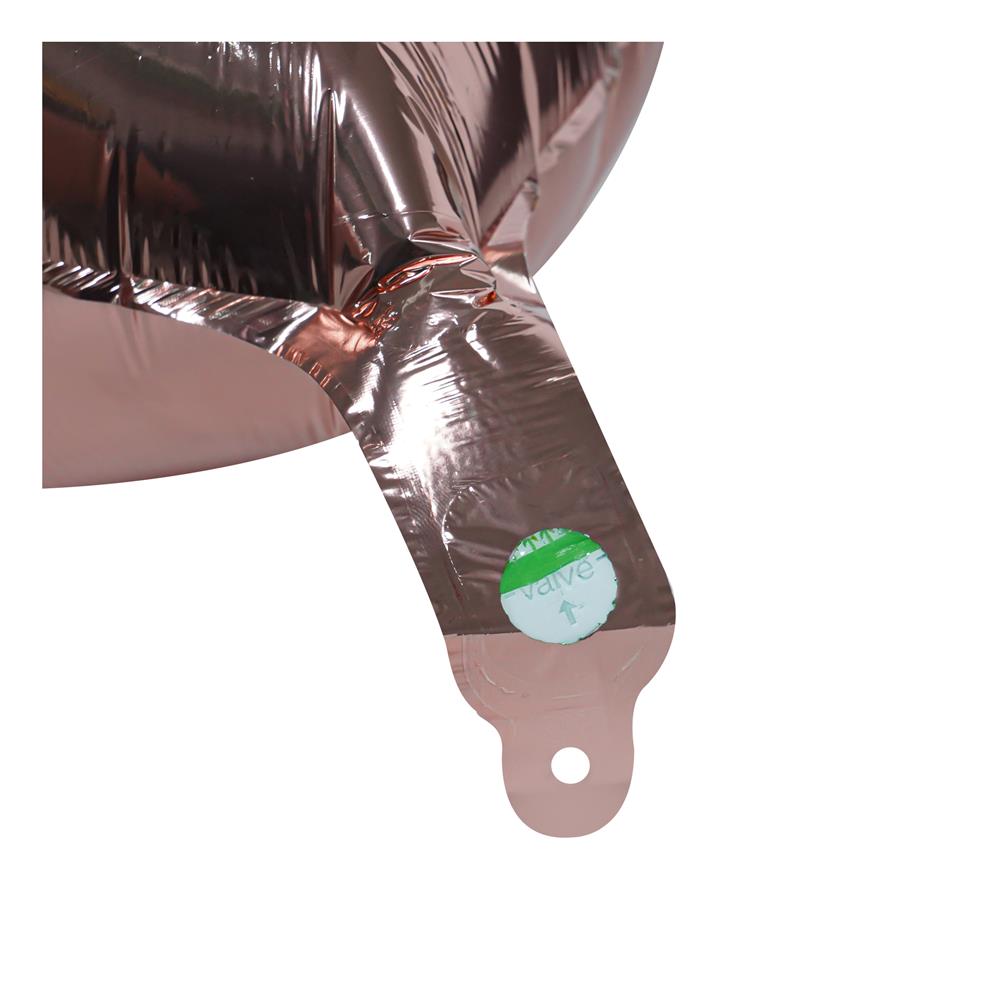 ลูกโป่งฟอยล์ หัวใจตกแต่ง SNAZZ 18 นิ้ว สีชมพู