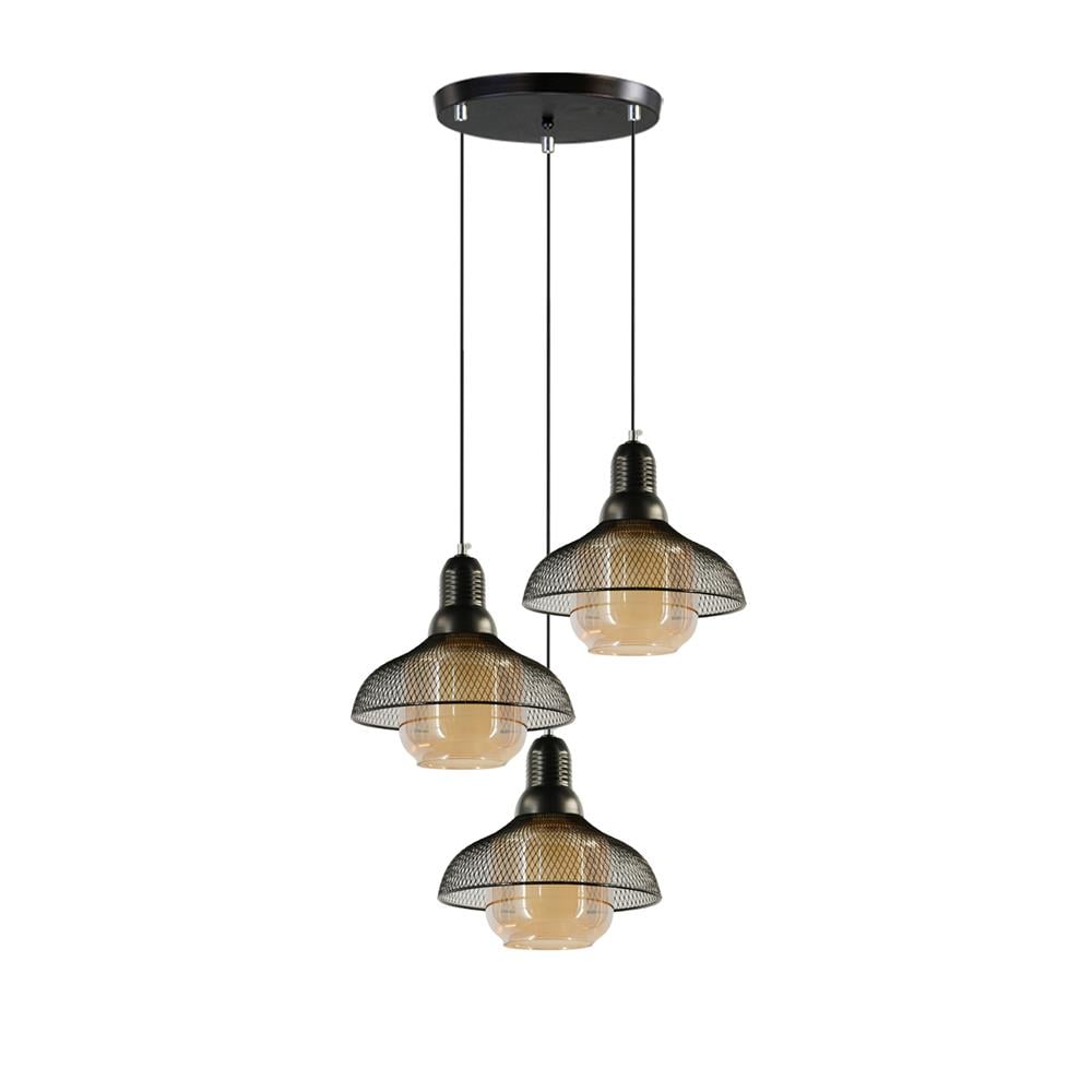 ไฟช่อ SUCCESS SCP-4004/3 สีดำ/ชา 3 หัว