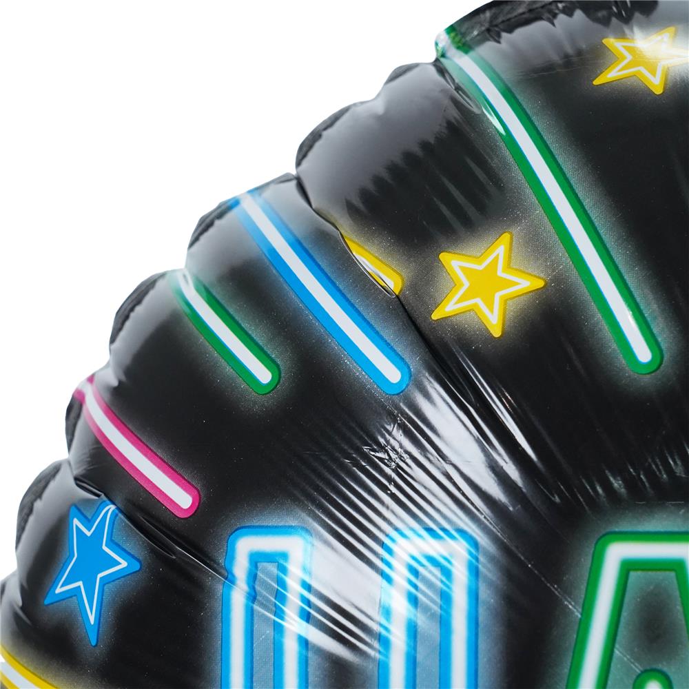 ลูกโป่งฟอยล์ HAPPY BIRTH DAY BALL SNAZZ 18 นิ้ว สีดำ