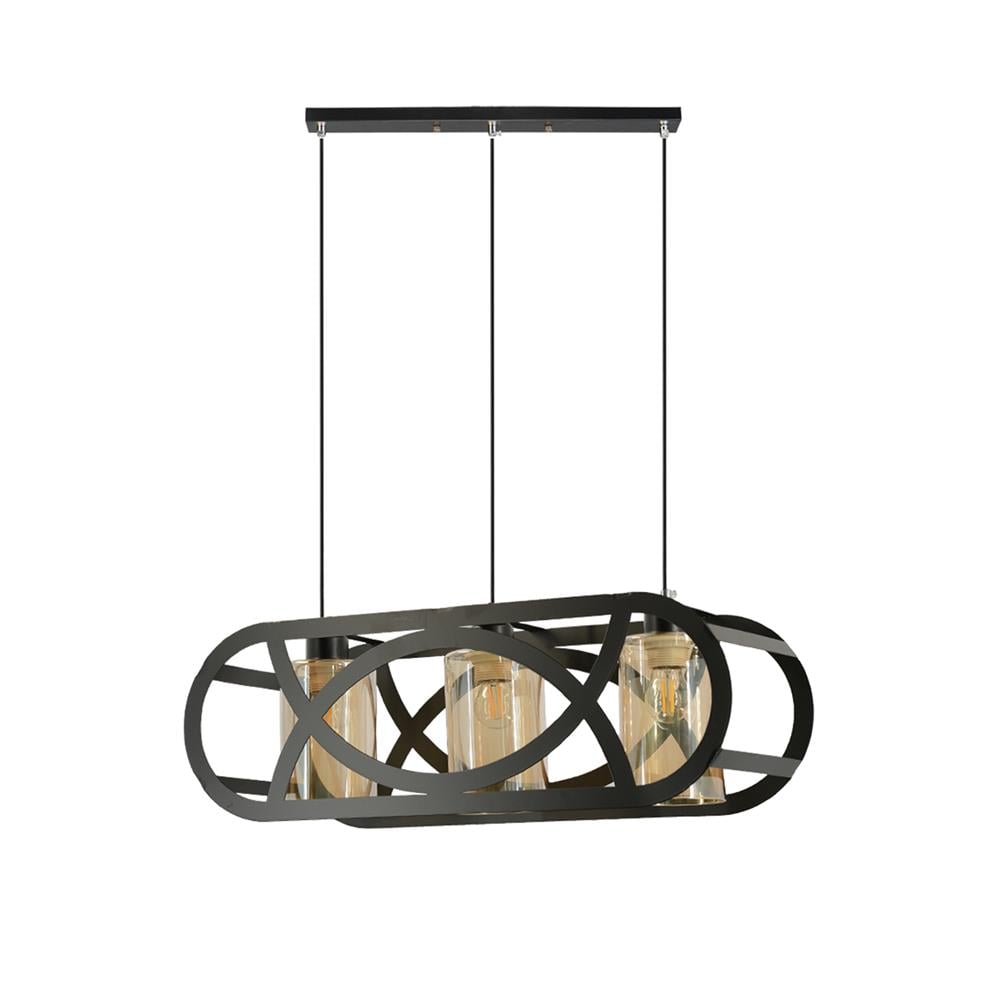 ไฟช่อ SUCCESS SCP-4014/3 สีดำ/ชา 3 หัว