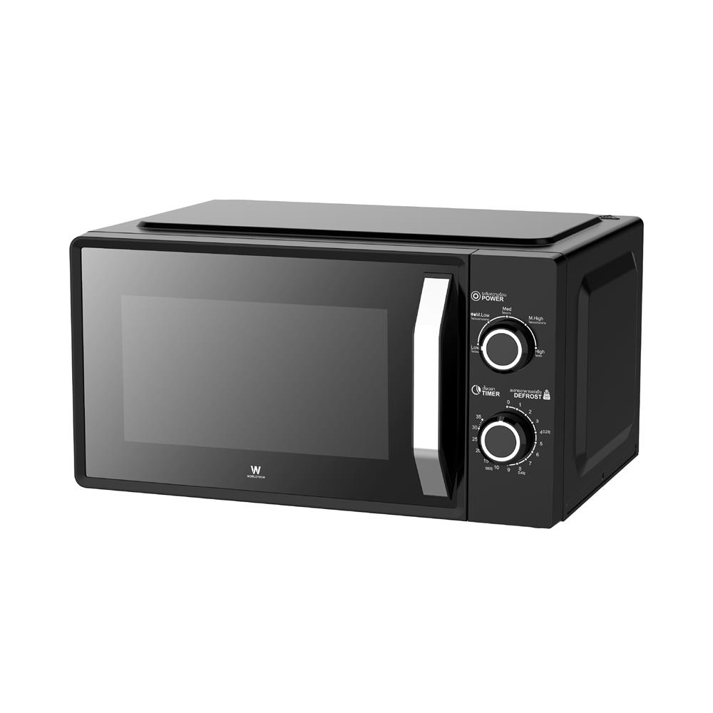ไมโครเวฟระบบอุ่น WORLDTECH WT-MW20L 20 ลิตร สีดำ