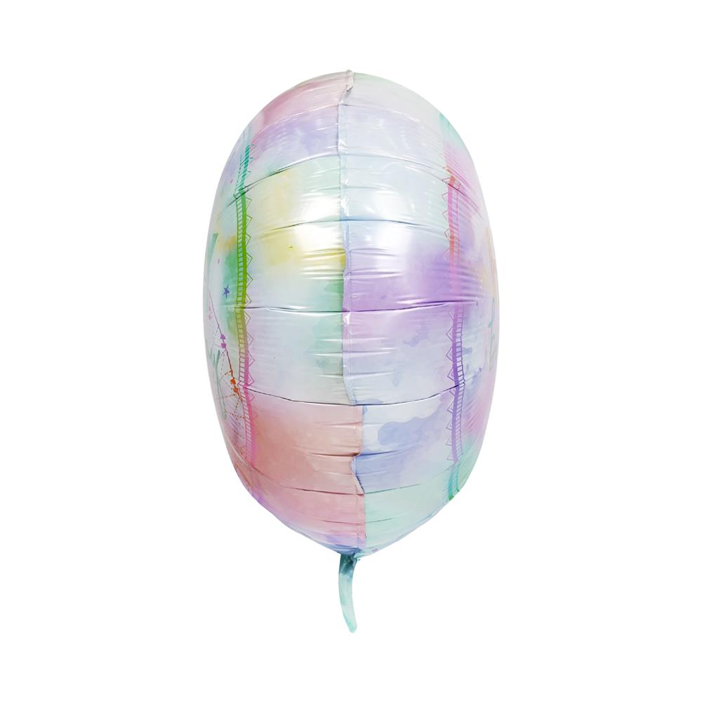 ลูกโป่งฟอยล์ HAPPY BIRTHDAY BALL SNAZZ 18 นิ้ว สีชมพู