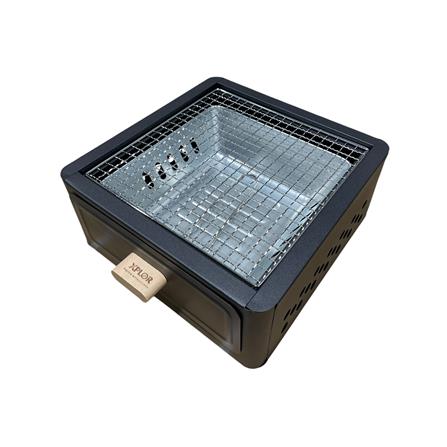 เตาถ่านบาร์บีคิวตั้งโต๊ะ ทรงสี่เหลี่ยม SPRING XPLOR สีดำ_0