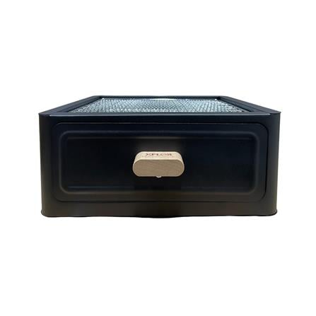 เตาถ่านบาร์บีคิวตั้งโต๊ะ ทรงสี่เหลี่ยม SPRING XPLOR สีดำ_2