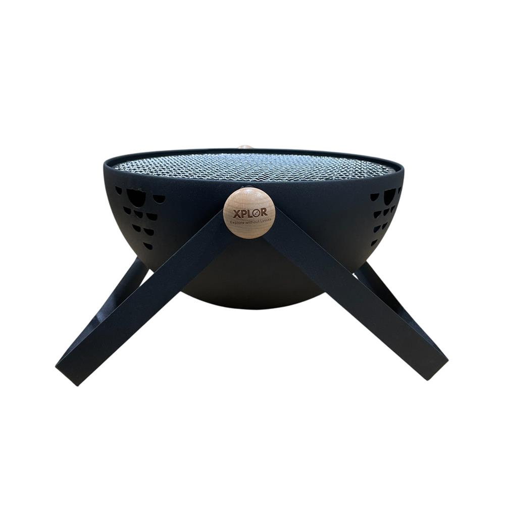 เตาถ่านบาร์บีคิว ทรงกลม SPRING XPLOR สีดำ