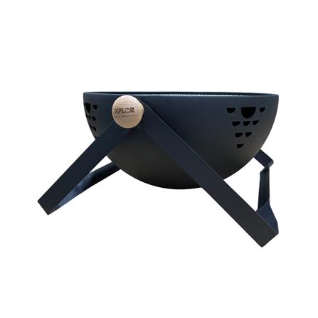 เตาถ่านบาร์บีคิว ทรงกลม SPRING XPLOR สีดำ_1