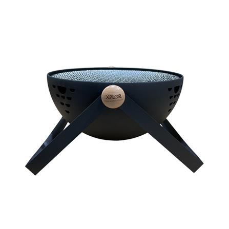 เตาถ่านบาร์บีคิว ทรงกลม SPRING XPLOR สีดำ_0