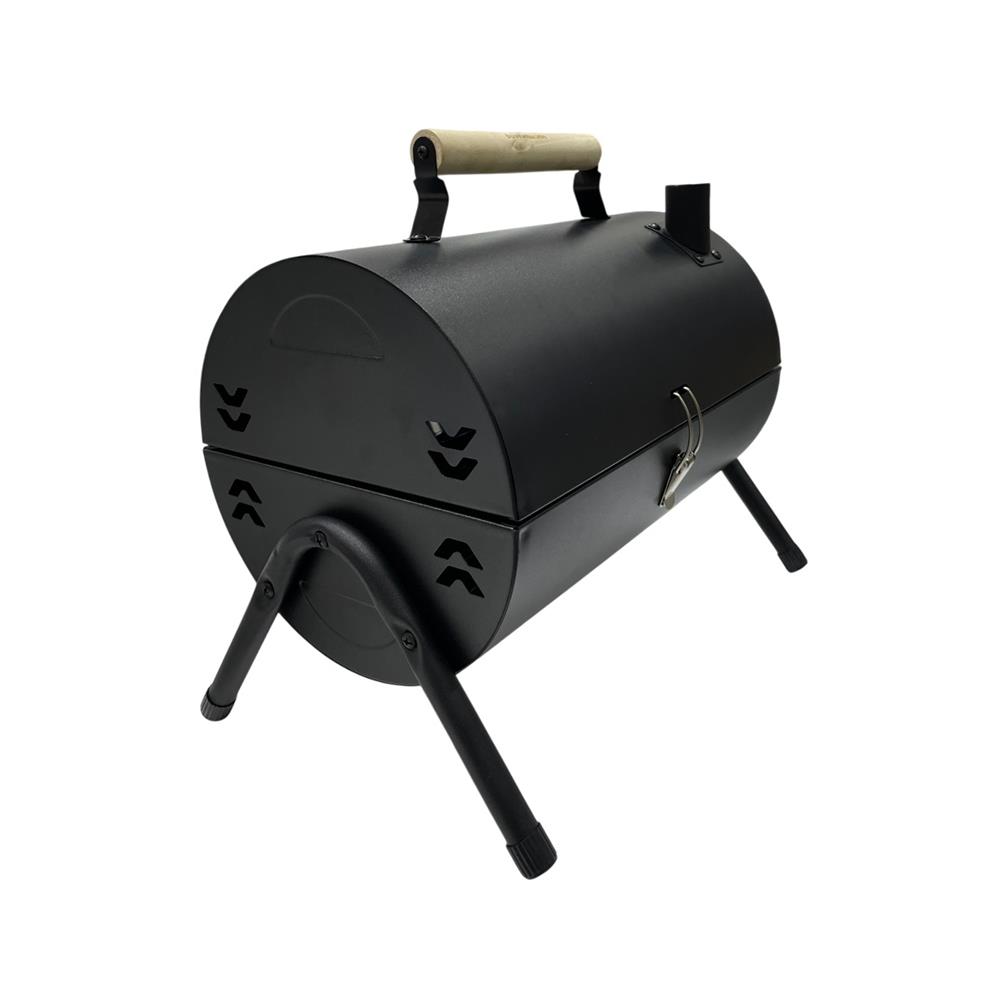 เตาถ่านบาร์บีคิว ตั้งโต๊ะ SPRING BARREL XPLOR สีดำ