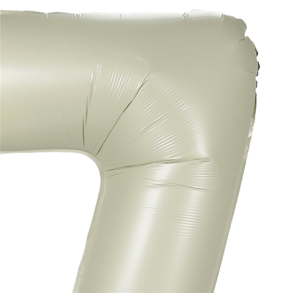 ลูกโป่งฟอยล์ตกแต่ง SNAZZ เลข 7 40 นิ้ว สีขาว