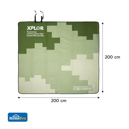 เสื่อแคมป์ปิ้ง SPRING XPLOR 2x2 ม. สีเขียว_5