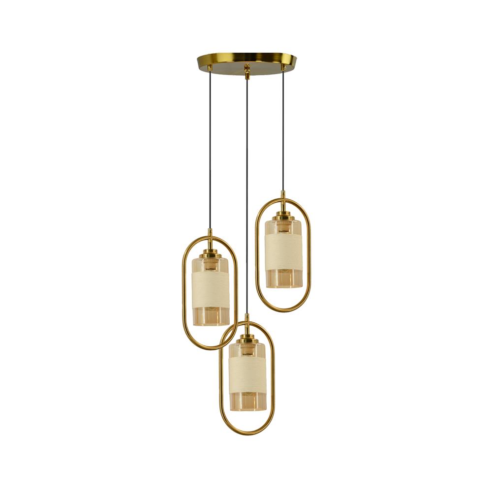 ไฟช่อ SUCCESS SCP-3984/3 สีน้ำตาล/ดำ/ทอง 3 หัว