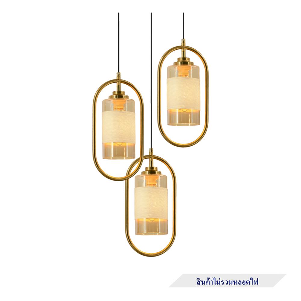 ไฟช่อ SUCCESS SCP-3984/3 สีน้ำตาล/ดำ/ทอง 3 หัว