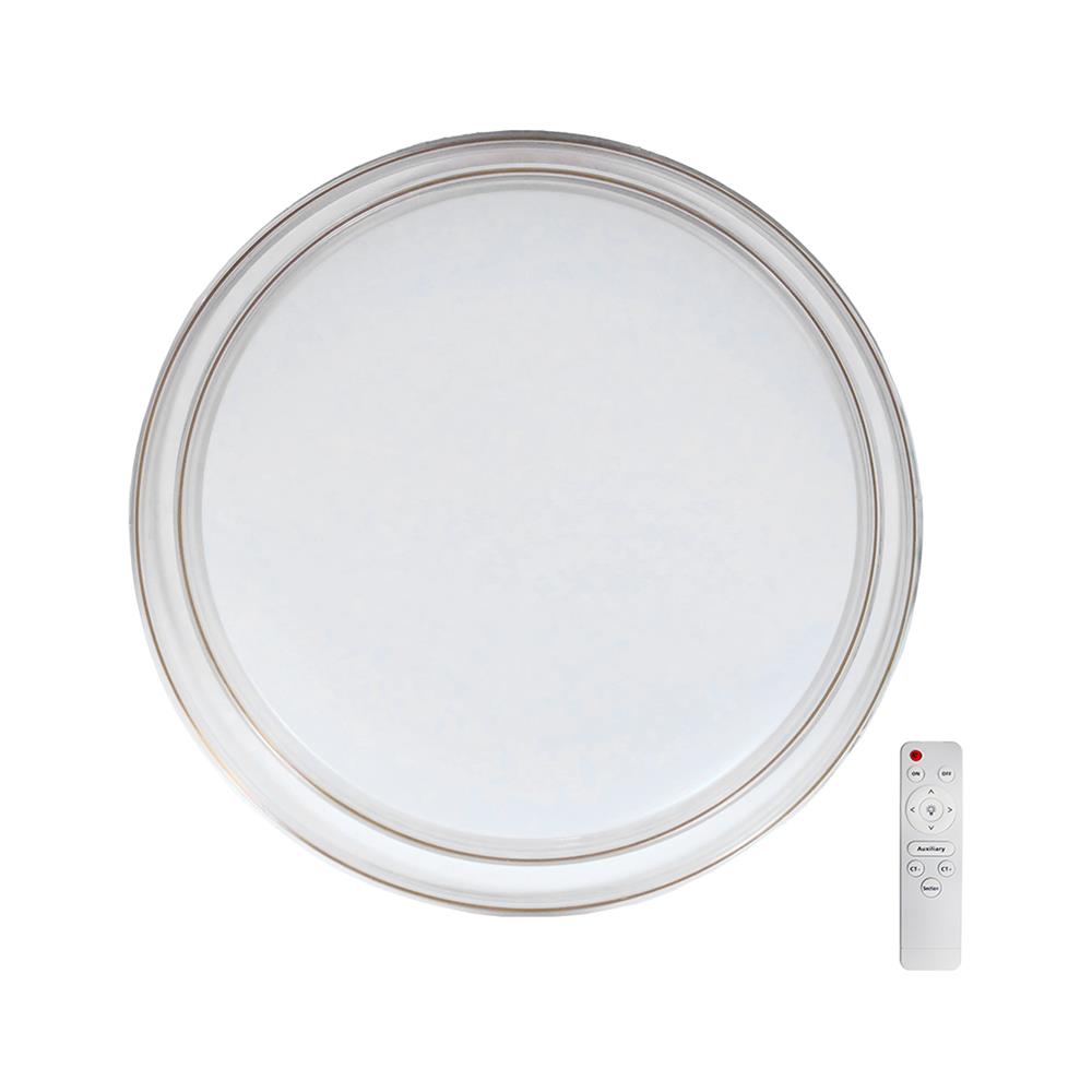 ไฟเพดาน LED STARLIGHT 04-SL-8522-500 74 วัตต์ DAYLIGHT/COOL WHITE/WARMWHITE 19 นิ้ว สีขาว/ทอง