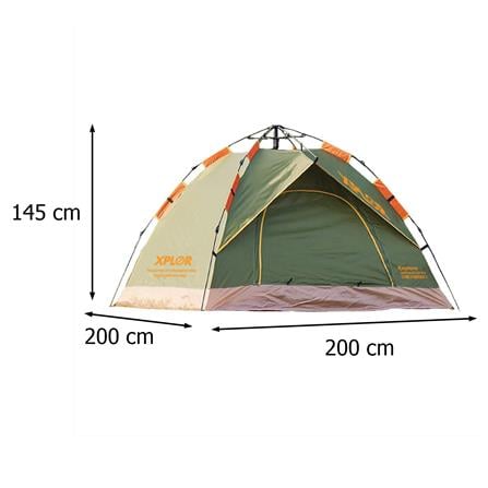 เต็นท์ตั้งแคมป์ SPRING XPLOR 2x2 ม. สีเขียว_1