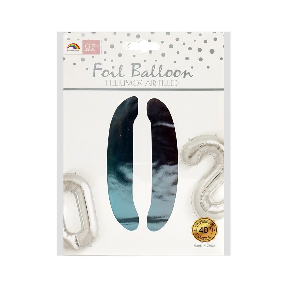 ลูกโป่งฟอยล์ตกแต่ง SNAZZ เลข 0 40 นิ้ว สีรุ้ง