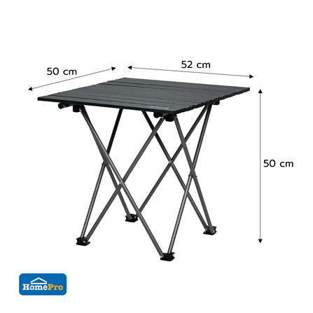 โต๊ะพับแคมป์ปิ้ง SPRING XPLOR 50 ซม. สีดำ_4