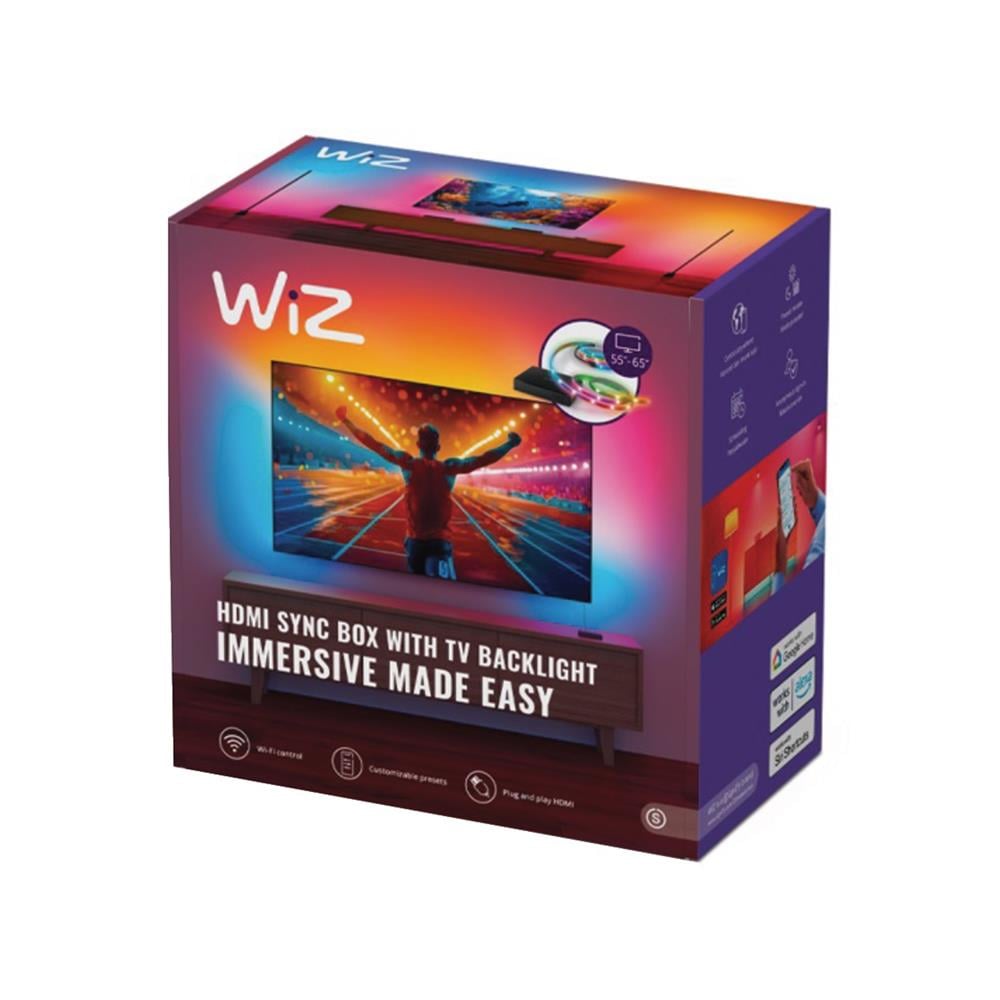 ไฟเส้น LED WIZ RGBIC TV SYNC BOX 10 วัตต์ 55-65 นิ้ว