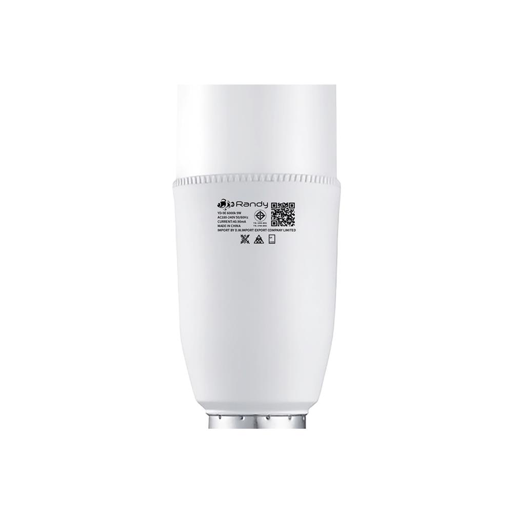 หลอด LED RANDY TUBE LIGHT YD-9E 9 วัตต์ DAYLIGHT E27