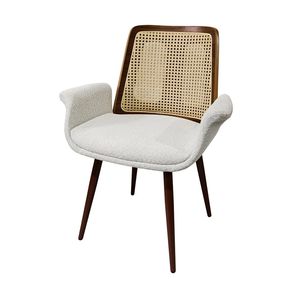 เก้าอี้ทานข้าวหมุนได้ FURDINI LILOA สีเบจ