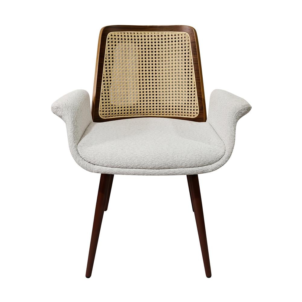 เก้าอี้ทานข้าวหมุนได้ FURDINI LILOA สีเบจ