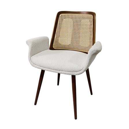 เก้าอี้ทานข้าวหมุนได้ FURDINI LILOA สีเบจ_0