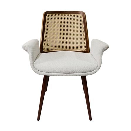 เก้าอี้ทานข้าวหมุนได้ FURDINI LILOA สีเบจ_1