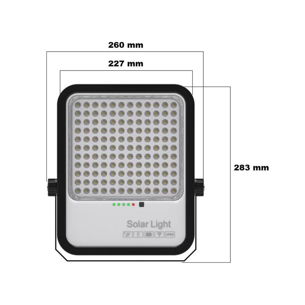 สปอตไลท์ SOLAR SYLVANIA VISION 300 วัตต์ DAYLIGHT สีดำ